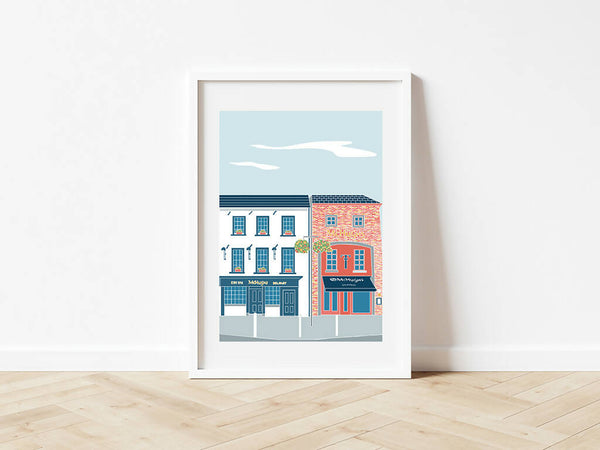 McHugh's Bar A5 Print