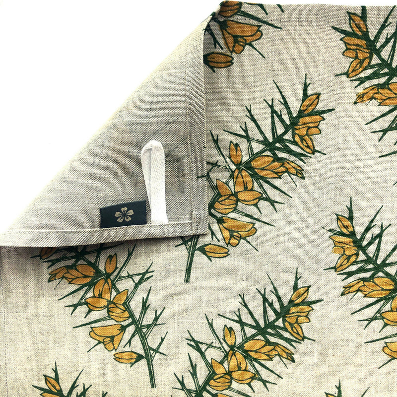 Gorse Irish Linen Tea Towel