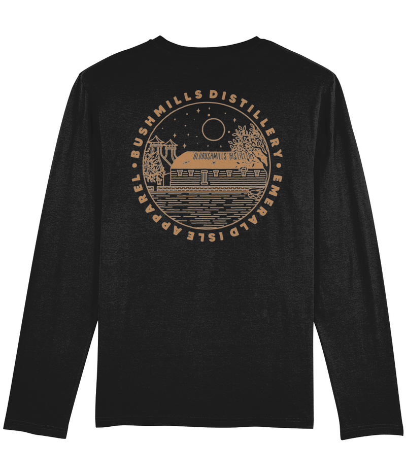 Black Bushmills Shuffler Long Sleeve T-Shirt