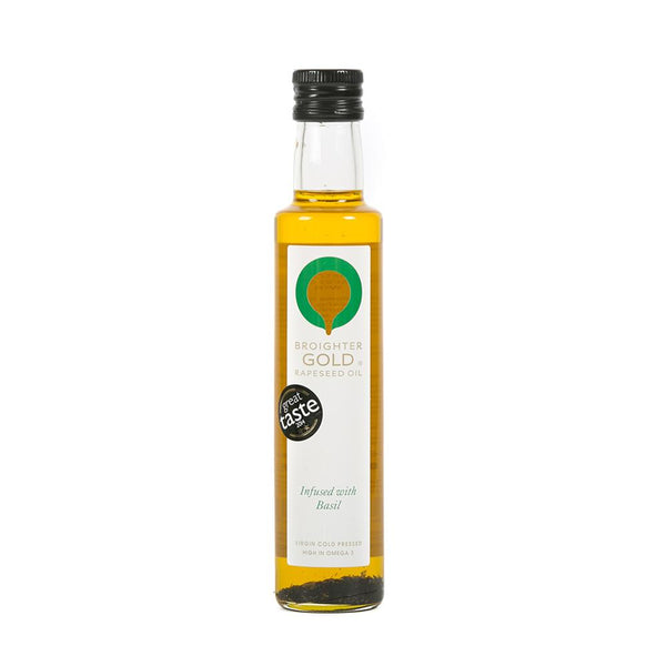 Broighter Gold Basil Infused Rapeseed Oil