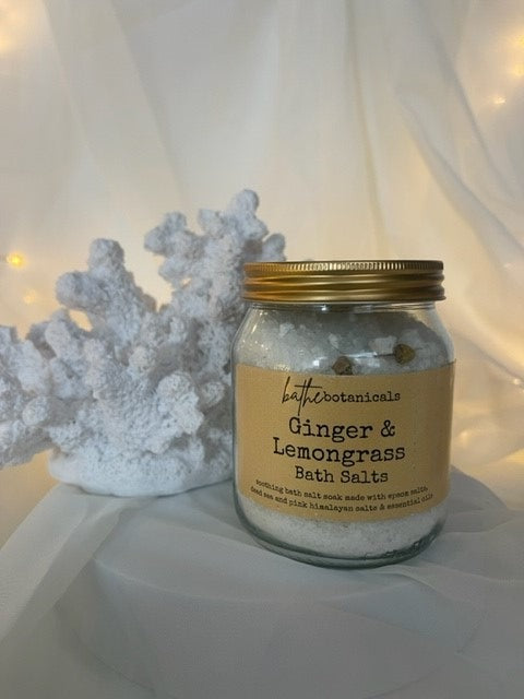 Ginger & Lemongrass Bath Salts