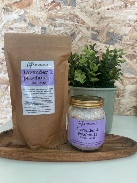 Lavender & Patchouli Bath Salts (Botanical Collection)