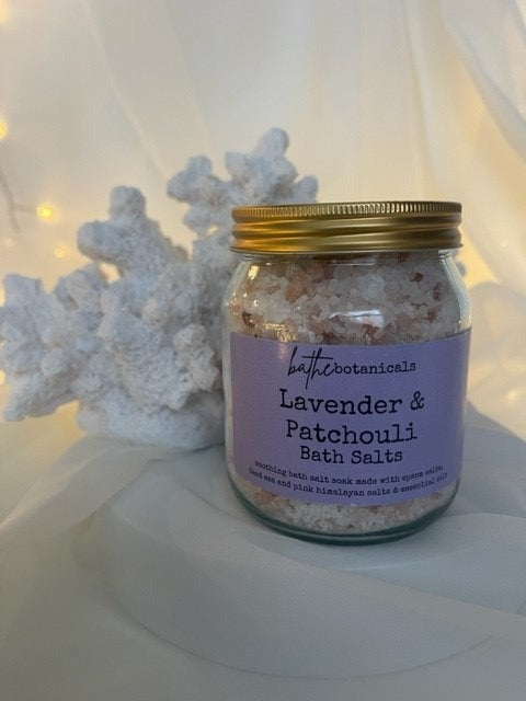 Lavender & Patchouli Bath Salts (Botanical Collection)