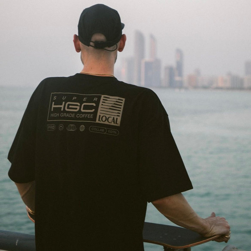 SUPER HGC - black tee