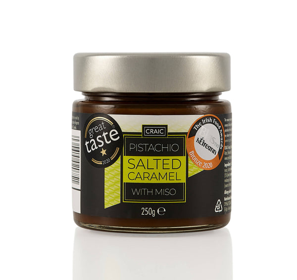 CRAIC Pistachio Salted Miso Caramel 250g