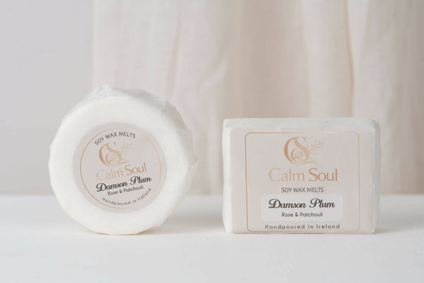 Calm Soul luxury damson plum & patchouli soy wax melt