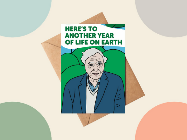 David Attenborough Birthday Card