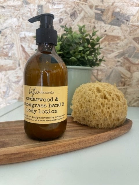 Cedarwood and lemongrass Botanical hand and body lotion