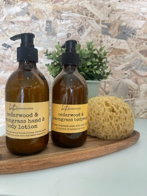 Cedarwood and lemongrass Botanical hand and body lotion