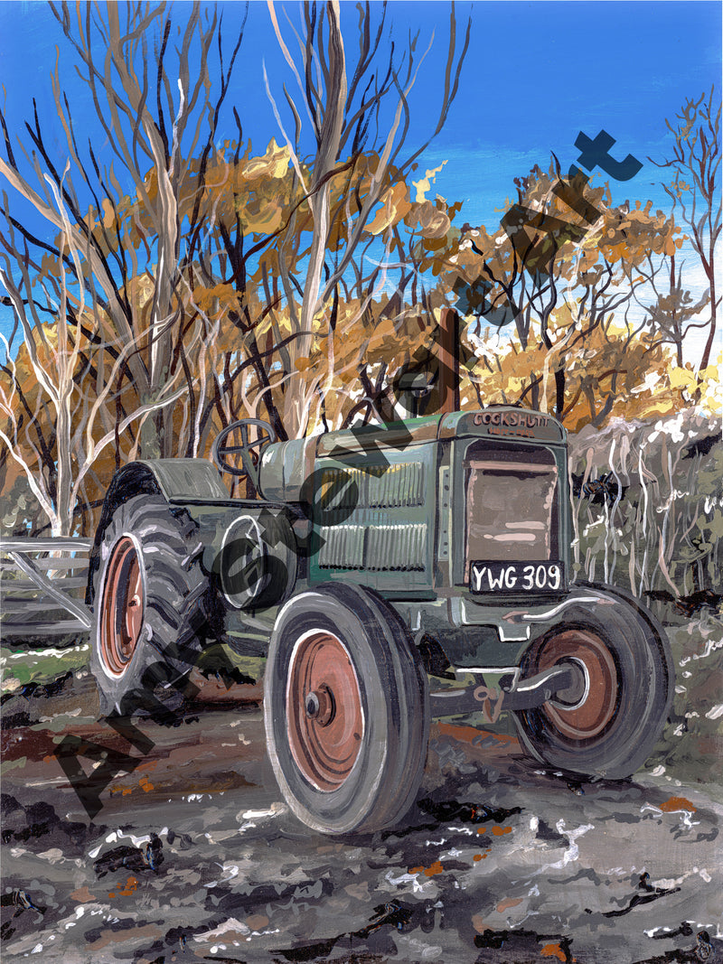 Cockshutt Tractor Fine Art Print