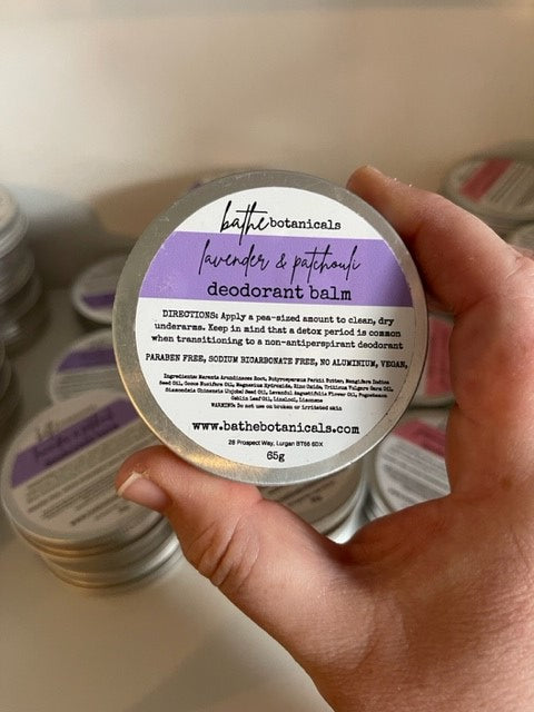 Lavender and Patchouli Deodorant Balm