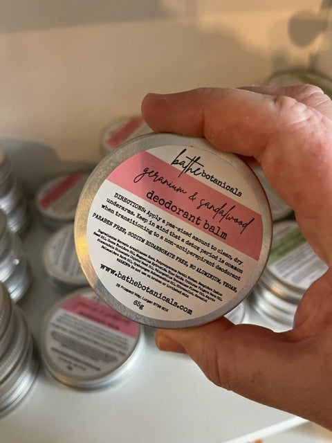 Geranium & Sandalwood Deodorant Balm