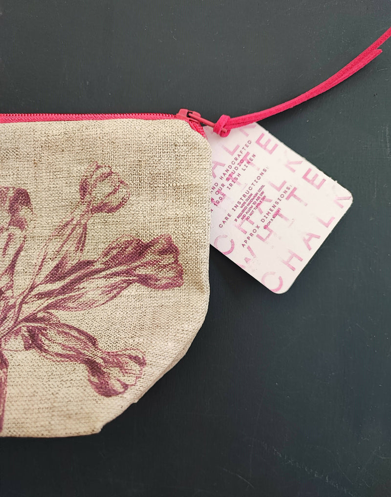 Cowslip' Irish Linen Pouch