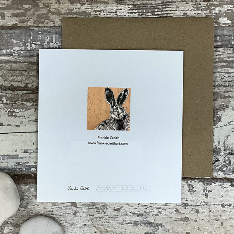 FARM ANIMALS HARE Greeting Card