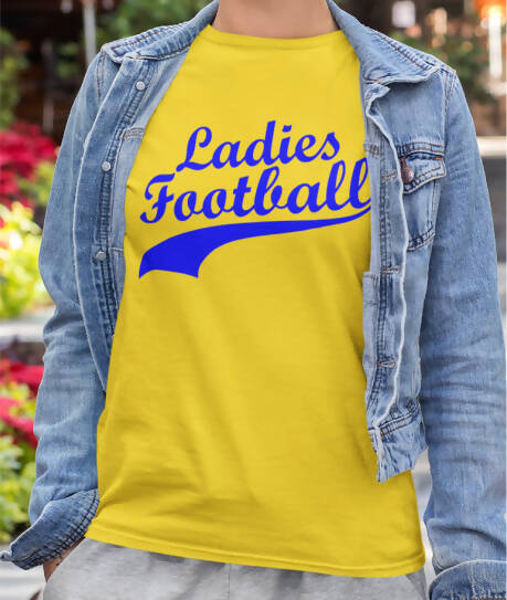 Ladies Football Swash - Ladies Fitted T-Shirt - All County Colours Available