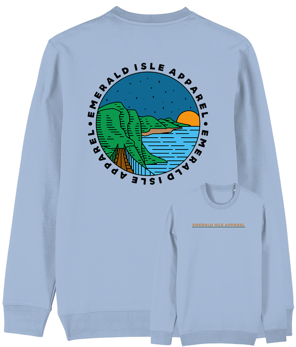 Sky Blue Emerald Isle Apparel Sweatshirt