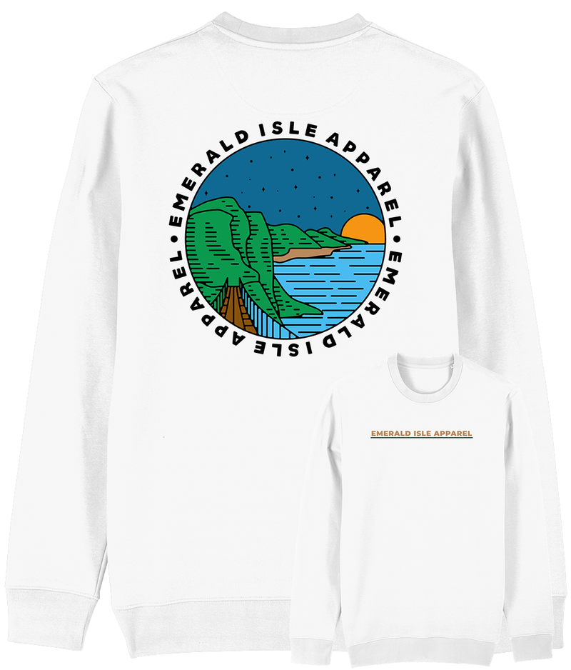 White Emerald Isle Apparel Sweatshirt