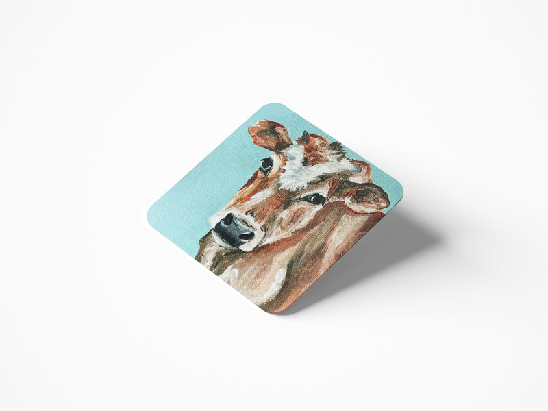 Hereford Cow Coaster