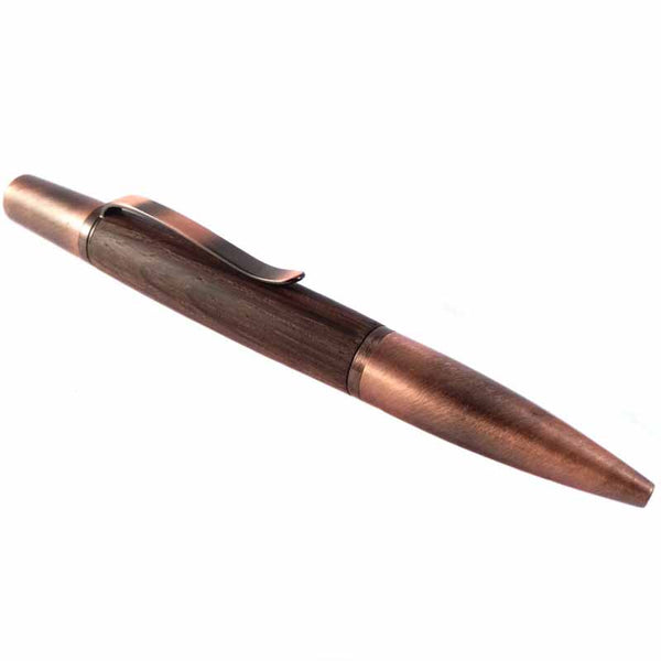 Irish bog oak streamlined pen