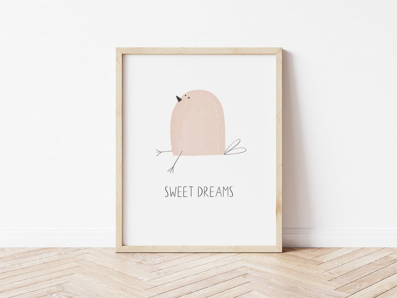 Sweet Dreams Pink Bird