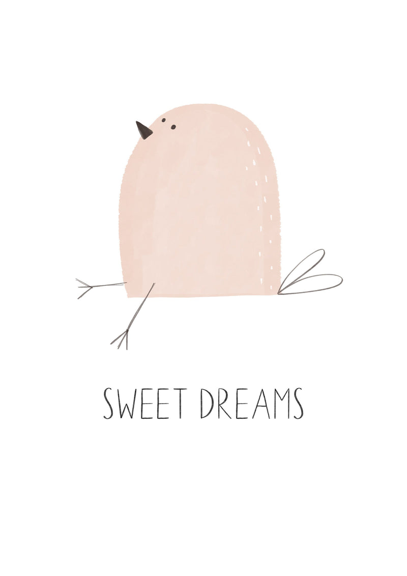 Sweet Dreams Pink Bird