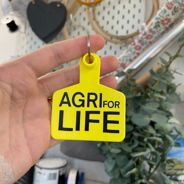 ‘AGRI FOR LIFE’ Cowtag Keyring