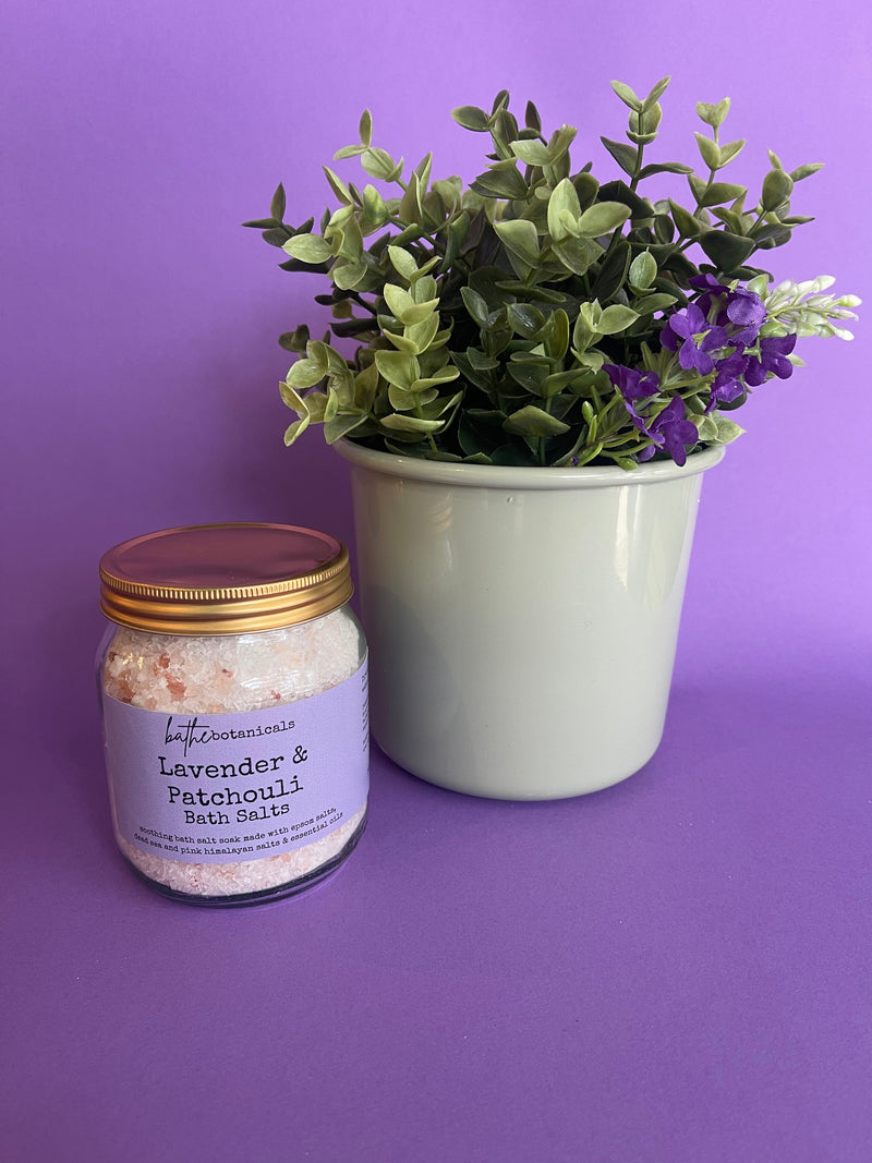 Lavender & Patchouli Bath Salts (Botanical Collection)