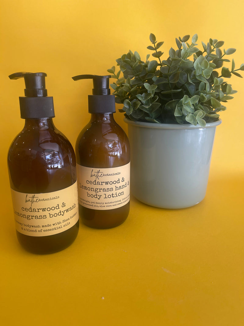 Cedarwood and lemongrass Botanical hand and body lotion