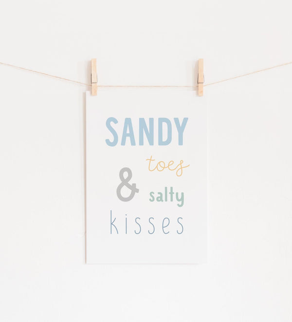 Sandy toes and salty kisses (pastel)