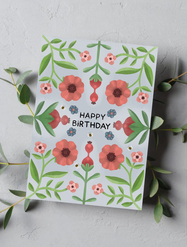 Birthday Card Rose Hip