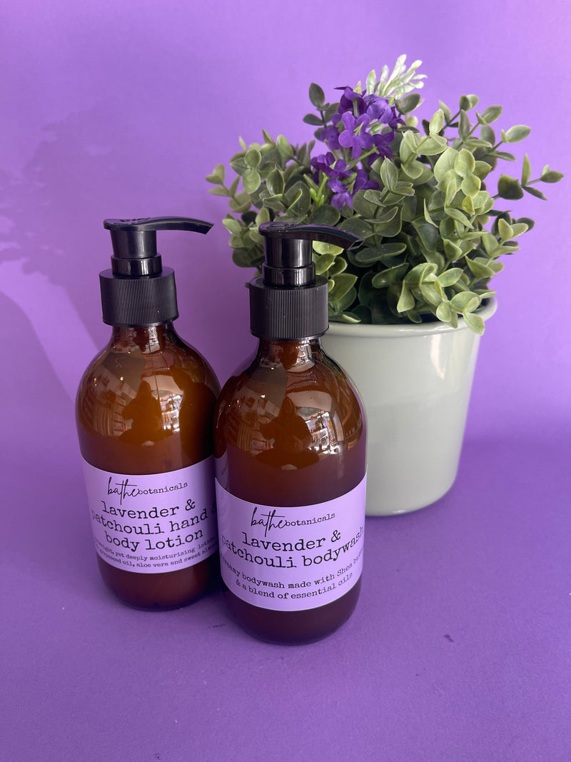 Lavender & Patchouli hand and body lotion