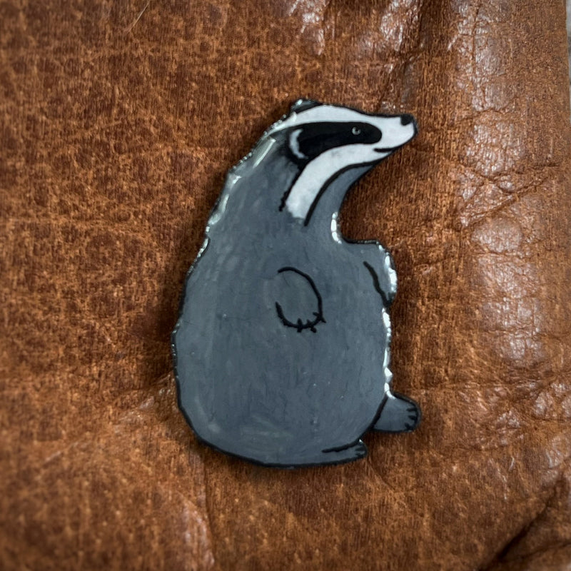 Badger Pin Badge