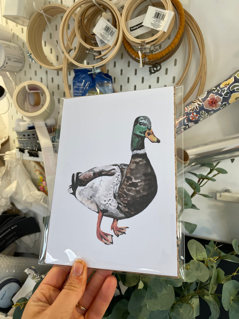 A5 Duck Print