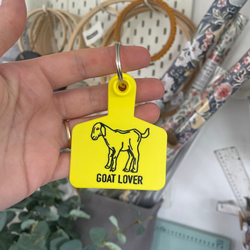 Goat Lover Keyring