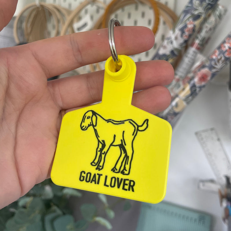 Goat Lover Keyring