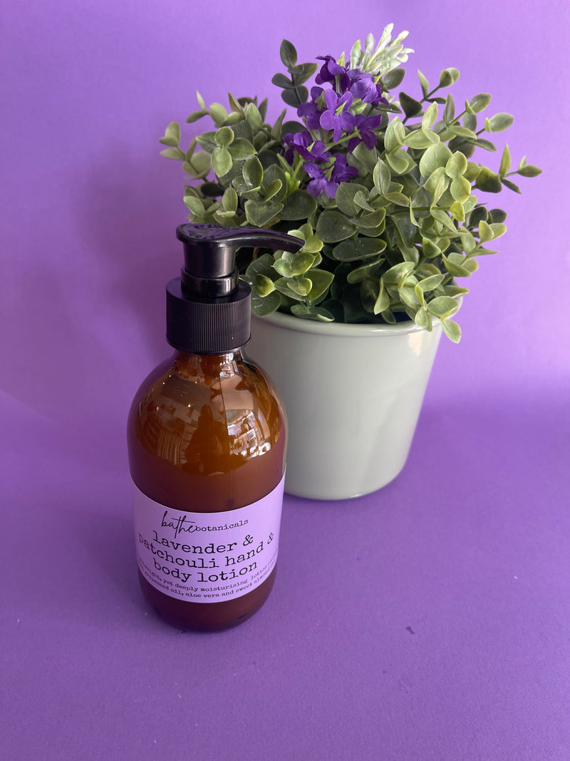 Lavender & Patchouli Botanical hand and body lotion