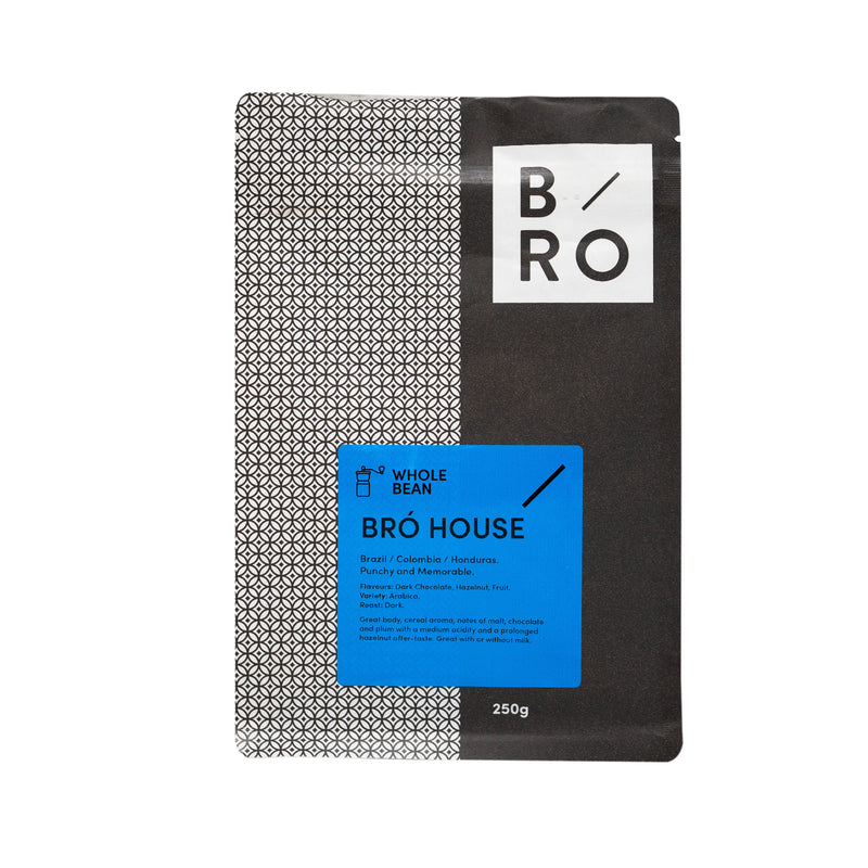 Bro House Blend Retail Beans 250G