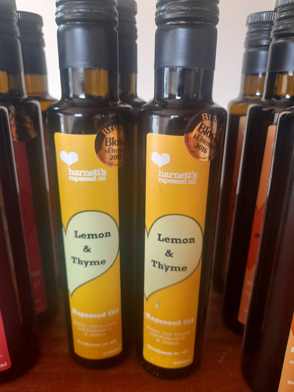 Harnett's Lemon and Thyme Rapeseed Oil