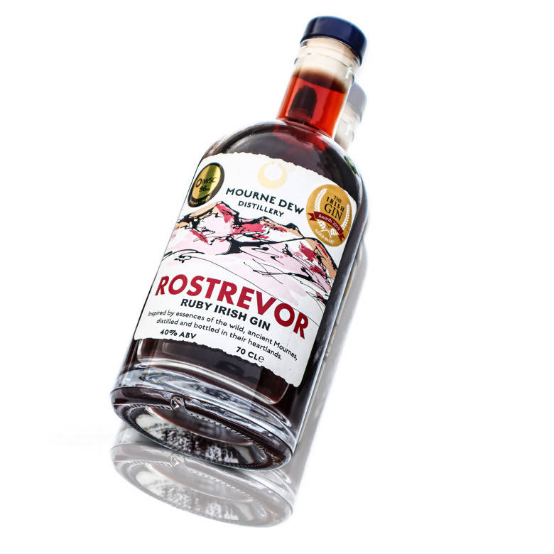 ROSTREVOR RUBY IRISH GIN (70CL)