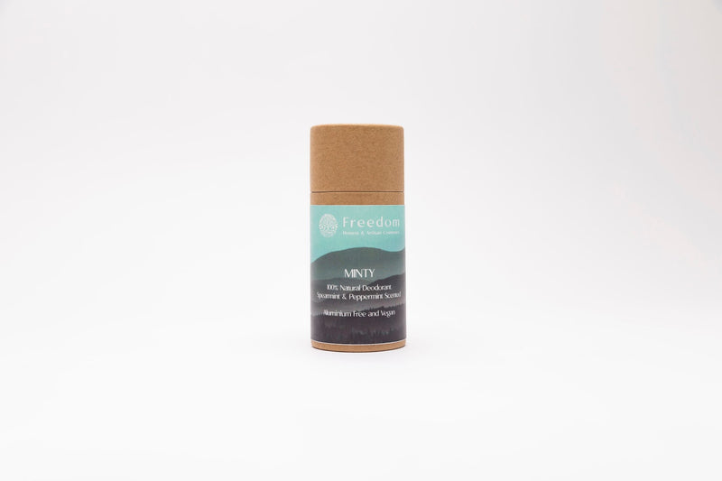 Minty Natural Vegan Deodorant Spearmint and Peppermint Scented