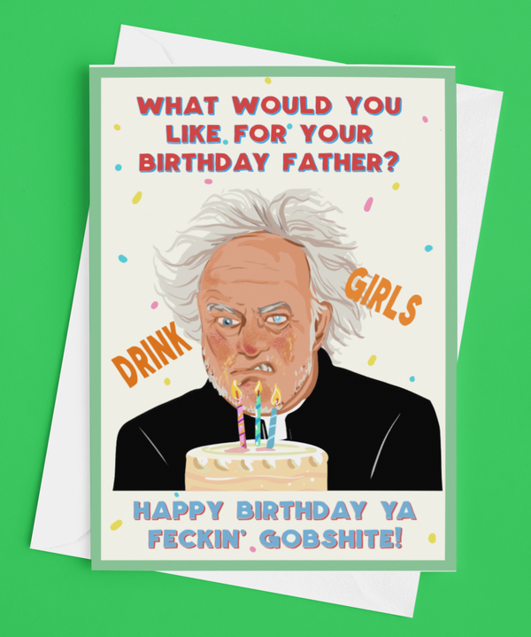 Father Ted 'Father Jack' Birthday Card