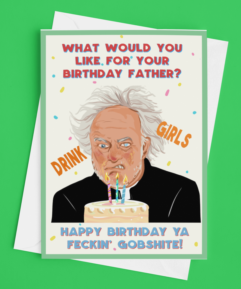 Father Ted 'Father Jack' Birthday Card