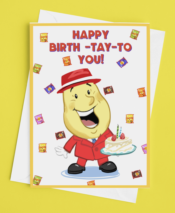 Northern Ireland Tayto Birthday Card