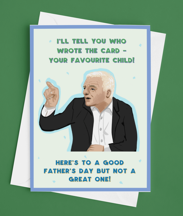 Eamon Dunphy Father's Day Card