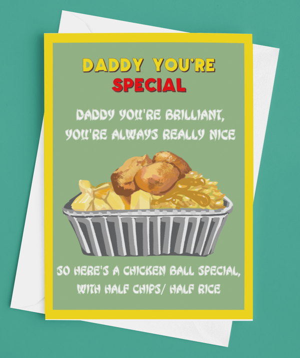 Chicken Ball Special Father's Day Card