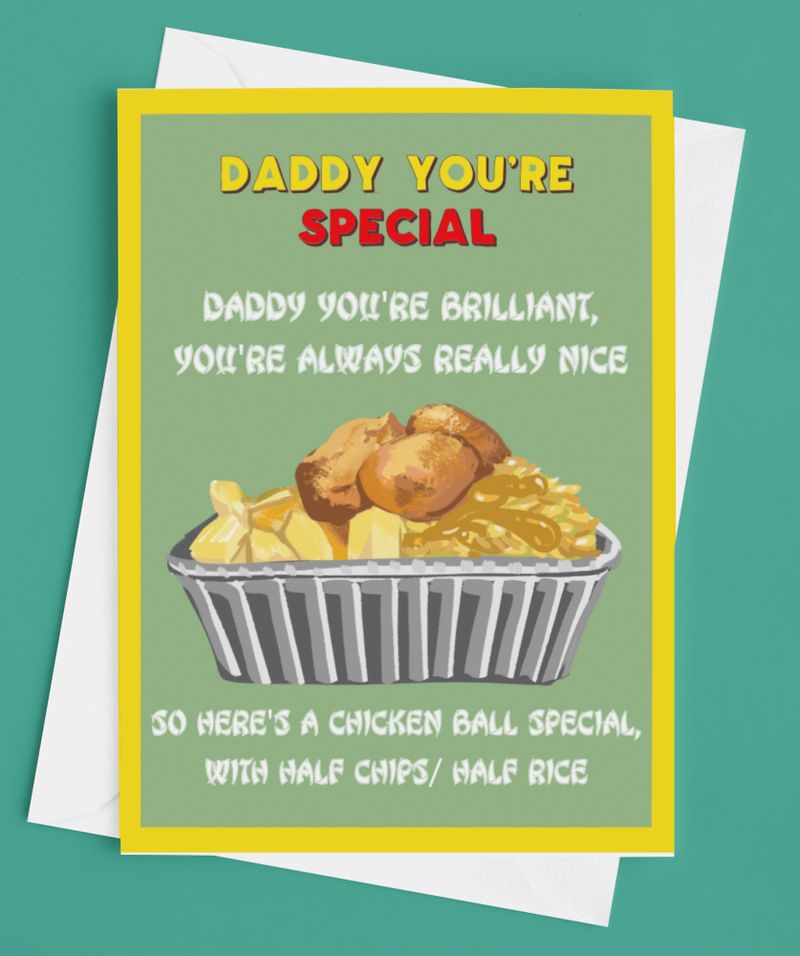 Chicken Ball Special Father's Day Card