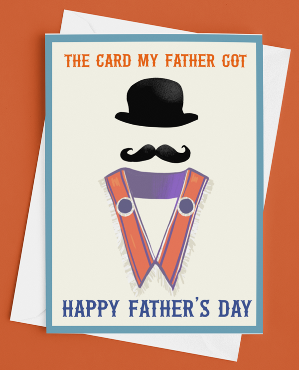 The Sash Protestant Father's Day Card