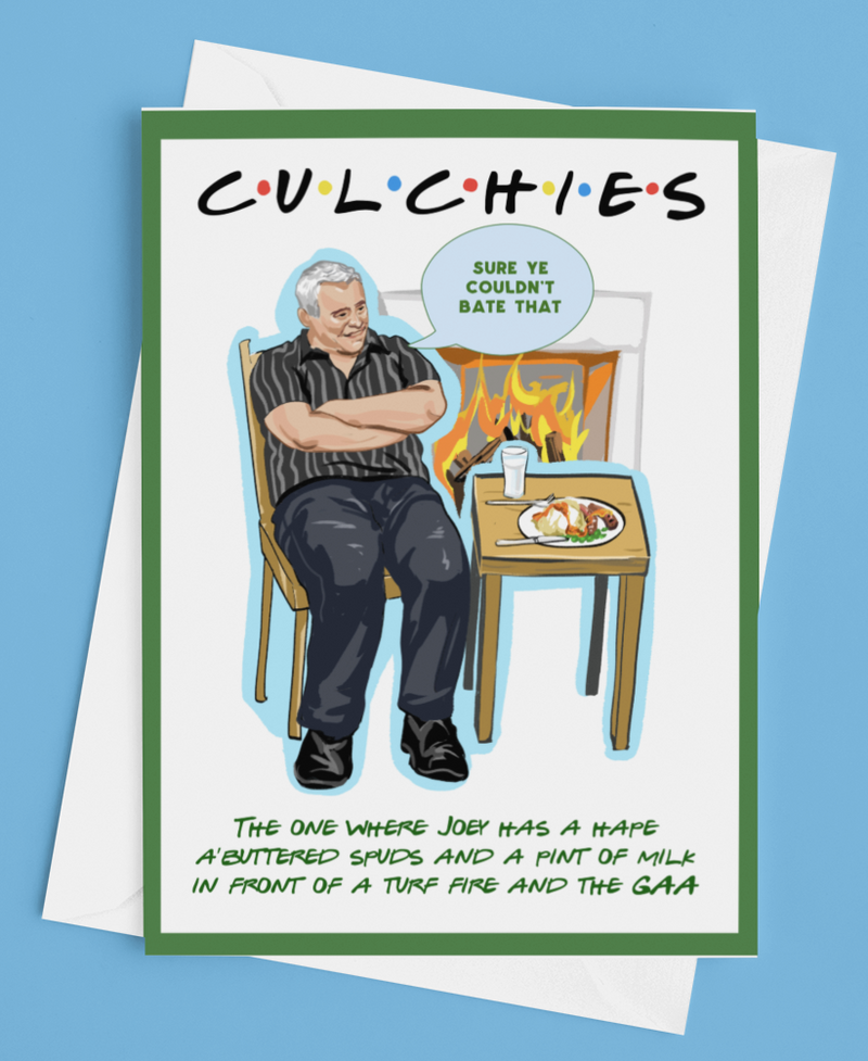 Joey Friends Culchies Meme Card