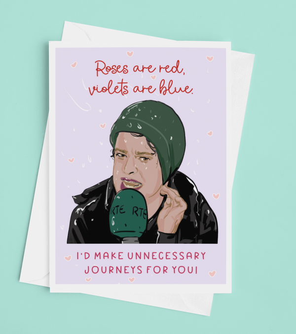 Theresa Mannion Unneccessary Journeys Valentines Card