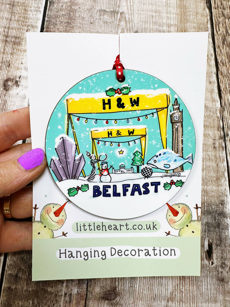 Belfast City Christmas Hanging Decoration